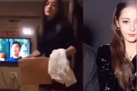 广州惊现洗脚妹长得巨像迪丽热巴，身材模样一模一样，同人不同命视频封面