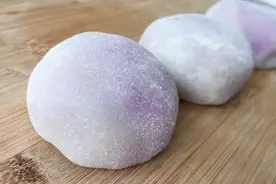 教你做一款不用奶油的酸奶紫薯雪媚娘，低脂健康，好吃不会腻