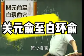 倪海厦字幕版：关元俞与白环俞，适合近部取穴视频封面