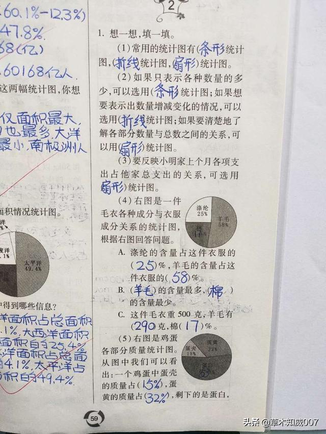 六年级下册同步答案