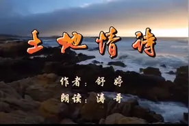 舒婷作品《土地情诗》：我爱土地，给我肤色语言力量和快乐的土地视频封面