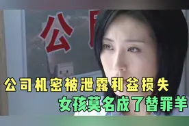 公司机密被泄露导致利益损失惨重，上司却让女孩成了替罪羊视频封面