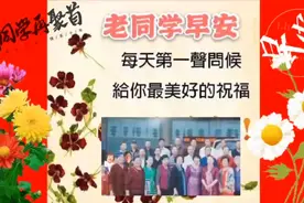 早上好！情谊天长地久，同学终身难忘。视频封面