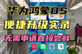 华为鸿蒙OS便捷升级实录，无需申请直接尝鲜，“我的华为”操作