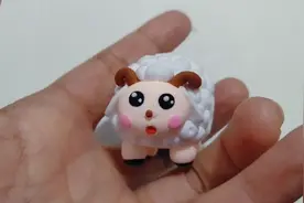 十二生肖之“未羊”粘土手工，超萌超可爱的小羊，动手做起来吧视频封面