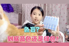 小艾做蓝色系列手帐，妈妈傻傻分不清蓝色和绿色，难道是色盲？