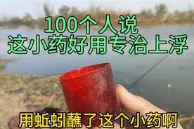 晴天的下午鲫鱼上浮没口，两滴小药就可以解决，不是什么难事视频封面