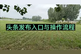 头条发布入口与操作步骤，新人入门指南视频封面