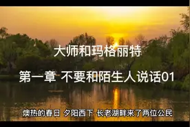 大师和玛格丽特 第一章不要和陌生人说话01视频封面