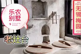 无锡荣氏梅园百年国宝建筑乐农别墅，看看荣老板家厨房间老灶台视频封面
