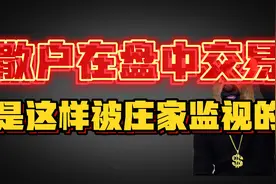 散户在盘中交易，是这样被庄家监视的！视频封面