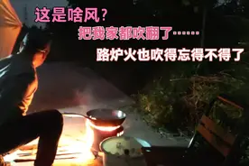 在田野边露营搭移动小屋，猛火爆炒养生菜，我的小屋既然翻倒了视频封面
