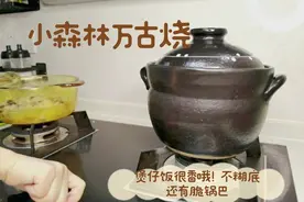 用喜欢的砂锅做美味晚餐！酱汁排骨煲仔饭真好吃，先煮再焖香喷喷