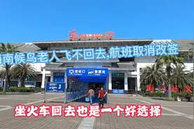海南候鸟老人航班取消飞不回去,坐火车回去也是一个好选择视频封面