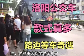 在古都洛阳城的奇葩经历，站在路边观察欣赏等待公交车，有点意思视频封面