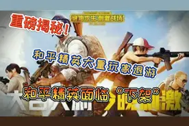 战兵游戏解说:和平精英大量玩家退游，和平精英面临着下降。
