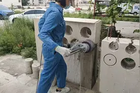 “再见了”传统水钻，新型水钻机，这效果牛不牛？视频封面