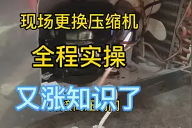 冰柜更换压缩机全过程，全程实操手把手教你！又涨知识了！视频封面