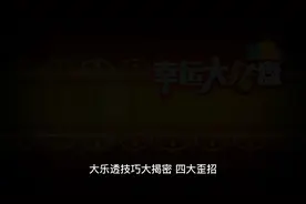 大乐透技巧大揭秘‘四大歪招’以及乐透杀号技巧 关注前区视频封面