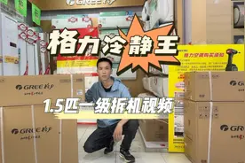 格力冷静王35(1.5匹）一级能效变频空调拆机视频