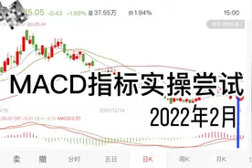 MACD指标实操尝试，不能只看金叉买死叉卖，还是要辅助其他指标。视频封面