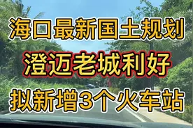 海口最新国土规划，澄迈老城利好，拟新增3个市域列车站视频封面