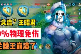 “石头流”王昭君：拥有60%的物理免伤的法师，兰陵王都吓呆了视频封面