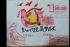 “童心向党  筑梦成长”手抄报版视频封面