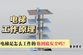 电梯真的会下坠吗，看完电梯的工作原理就明白了视频封面