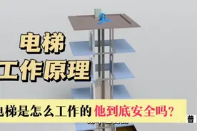 电梯真的会下坠吗，看完电梯的工作原理就明白了视频封面