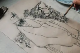 业余画家下笔的方式跟专业的有啥区别，网友说，你这是在描画！视频封面