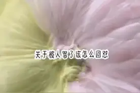 被人骂了该怎么回怼我来教你