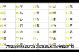 源自河南的10大姓氏都有哪些?