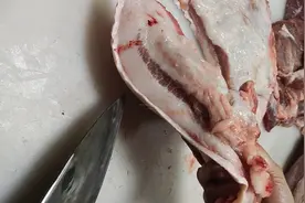 槽头肉里的这块瘦肉叫猪颈肉，特别脆嫩好吃适合各种做法。