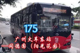 广州新福利巴士，175【广州火车东站—同德围（阳光花园）】