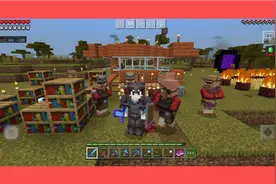 我的世界原版生存第五期击败劫掠获得村庄英雄称号