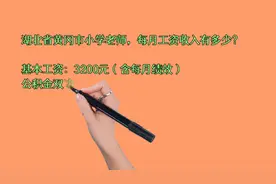 湖北省黄冈市小学老师，每月工资收入有多少？视频封面