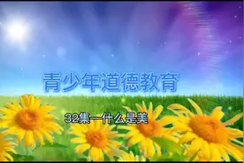 青少年道德教育 32集—什么是美