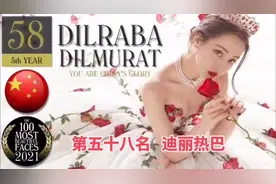 全球百大最美面孔女明星，中国女明星6位上榜，迪丽热巴只排58视频封面