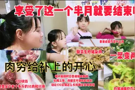 香港七口家老公170块买十多斤猪肉乐翻了，炒猪杂一菜两味吃上瘾视频封面