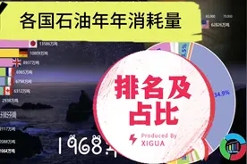 全球各国年石油消耗量排名，中国：不要看我，我不是第一！视频封面