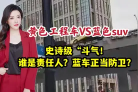 黄蓝车主的“史诗级”斗气，谁才是事件责任人？蓝车正当防卫？视频封面