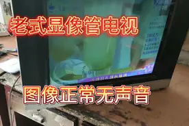 老式显像管电视有图像无声音检修视频封面