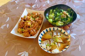 普通家庭的午餐，简单3个菜，有鱼有肉有素菜，营养均衡，还美味视频封面