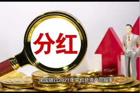 中国银行2021年度派息10派2.21元 股息率7%视频封面