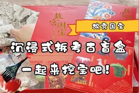 沉浸式挖宝体验！一起来拆故宫国宝考古盲盒！视频封面
