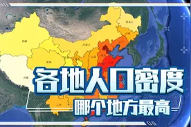 各地人口密度，你知道哪个地方最高吗？#第七次全国人口普查视频封面