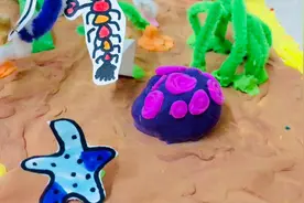 儿童创意画作品，海底世界，来自趣画画少儿美术小画家创作作品视频封面