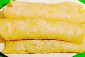 煎饼的简单做法，全程手不沾面，柔软劲道超好吃，卷肉卷菜都不错