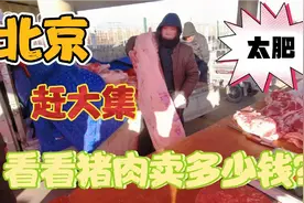 北京房山夏村大集，卖猪肉的太能忽悠，看看今天猪肉多少钱？视频封面